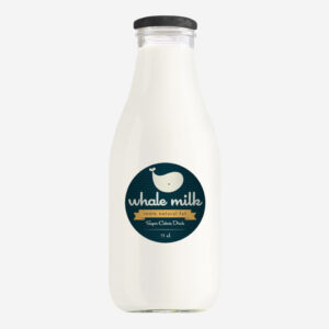 Whale milk shake bottles